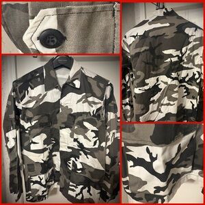 Men’s Multi Pocket Sportsman / Photographer Camouflage Jacket NWOT